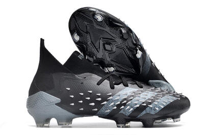 Adidas Predator Freak.1 FG Firm Ground Soccer Cleats - Black/White/Grey