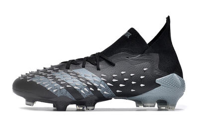 Adidas Predator Freak.1 FG Firm Ground Soccer Cleats - Black/White/Grey