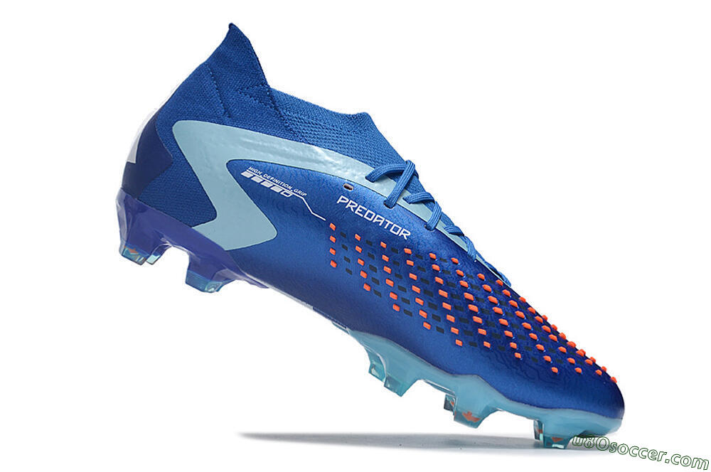 Adidas Predator Accuracy.1 FG Firm Ground Soccer Cleats - Blue/Jade/White 4