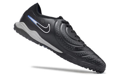 NikeTiempo Legend 10 TF Artificial Turf Soccer Shoes - Black/Blue/White