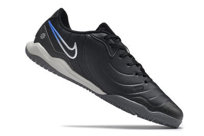 Nike Tiempo Legend 10 Academy IC Indoor & Futsal Soccer Shoes - Black/White/Blue