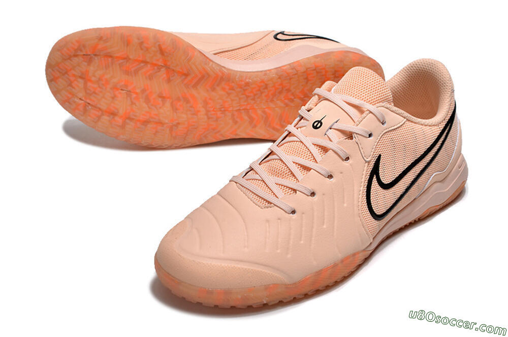 Nike Tiempo Legend 10 Pro IC Indoor & Futsal Soccer Shoes - Pink/Black 3