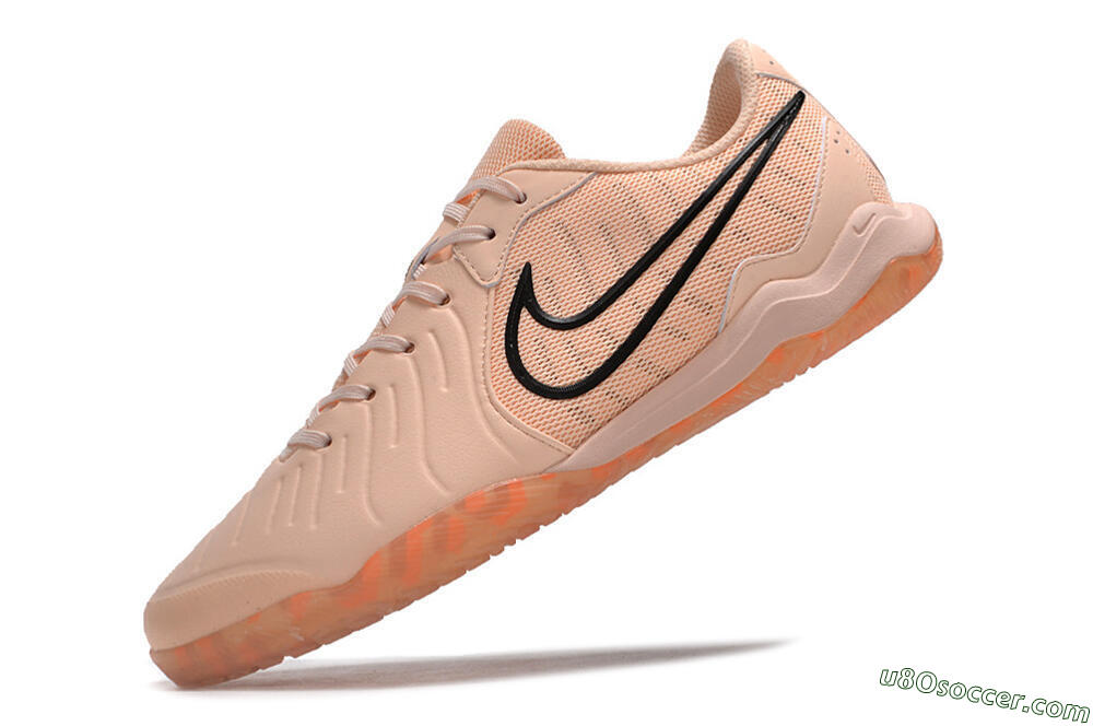 Nike Tiempo Legend 10 Pro IC Indoor & Futsal Soccer Shoes - Pink/Black 5