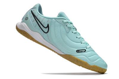 Nike Tiempo Legend 10 Academy IC Indoor & Futsal Soccer Shoes - Blue/Black/Brown