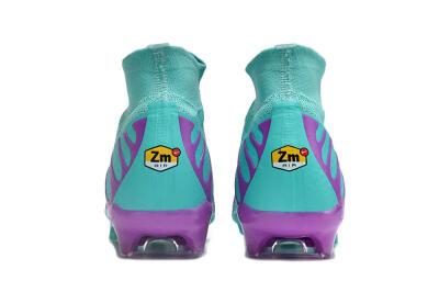 Nike Air Zoom Mercurial Superfly 9 Elite FG Firm Ground Soccer Cleats - Jade/Purple/Black