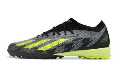 Adidas X Speedportal.1 TF Artificial Turf Soccer Shoes - Black/Grey/Yellow