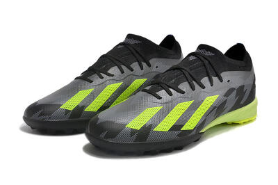 Adidas X Speedportal.1 TF Artificial Turf Soccer Shoes - Black/Grey/Yellow
