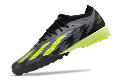 Adidas X Speedportal.1 TF Artificial Turf Soccer Shoes - Black/Grey/Yellow