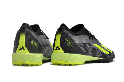 Adidas X Speedportal.1 TF Artificial Turf Soccer Shoes - Black/Grey/Yellow