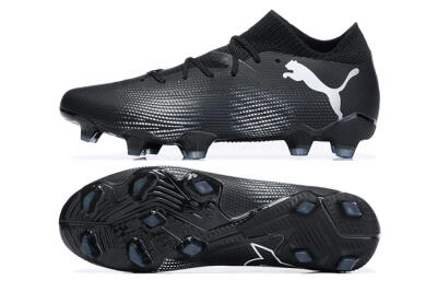 Puma Future Ultimate FG Firm Ground Soccer Cleats - Black/White/Blue