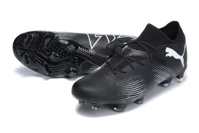 Puma Future Ultimate FG Firm Ground Soccer Cleats - Black/White/Blue