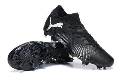 Puma Future Ultimate FG Firm Ground Soccer Cleats - Black/White/Blue