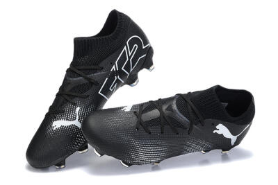Puma Future Ultimate FG Firm Ground Soccer Cleats - Black/White/Blue