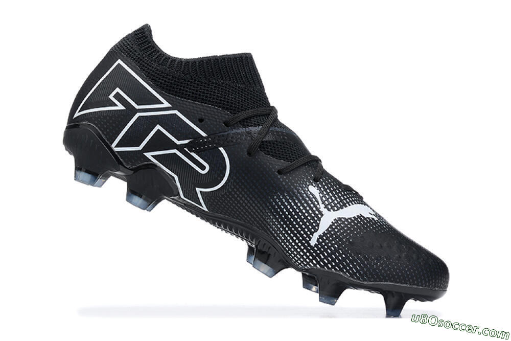Puma Future Ultimate FG Firm Ground Soccer Cleats - Black/White/Blue 7