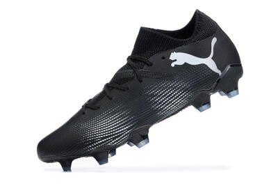 Puma Future Ultimate FG Firm Ground Soccer Cleats - Black/White/Blue