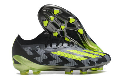 Adidas X Crazyfast.1 FG Firm Ground Soccer Cleats - Black/White/Yellow