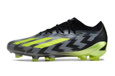 Adidas X Crazyfast.1 FG Firm Ground Soccer Cleats - Black/White/Yellow