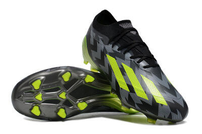 Adidas X Crazyfast.1 FG Firm Ground Soccer Cleats - Black/White/Yellow