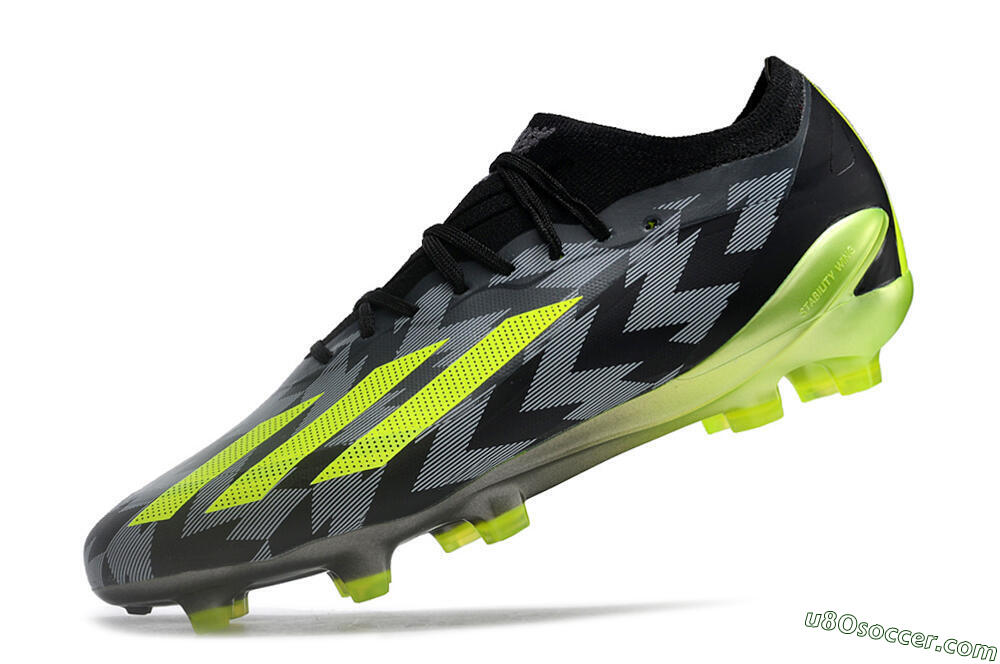 Adidas X Crazyfast.1 FG Firm Ground Soccer Cleats - Black/White/Yellow 5
