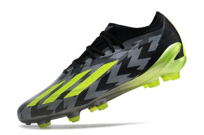 Adidas X Crazyfast.1 FG Firm Ground Soccer Cleats - Black/White/Yellow