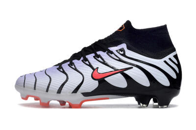 Nike Air Zoom Mercurial Superfly 9 Elite FG Firm Ground Soccer Cleats - White/Black/Red
