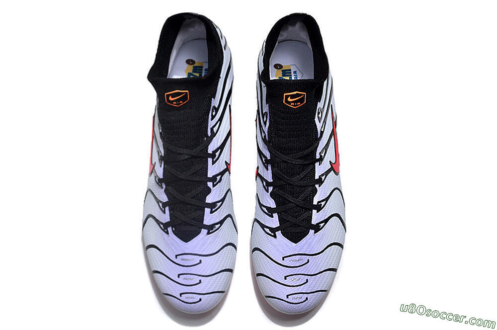 Nike Air Zoom Mercurial Superfly 9 Elite FG Firm Ground Soccer Cleats - White/Black/Red 4