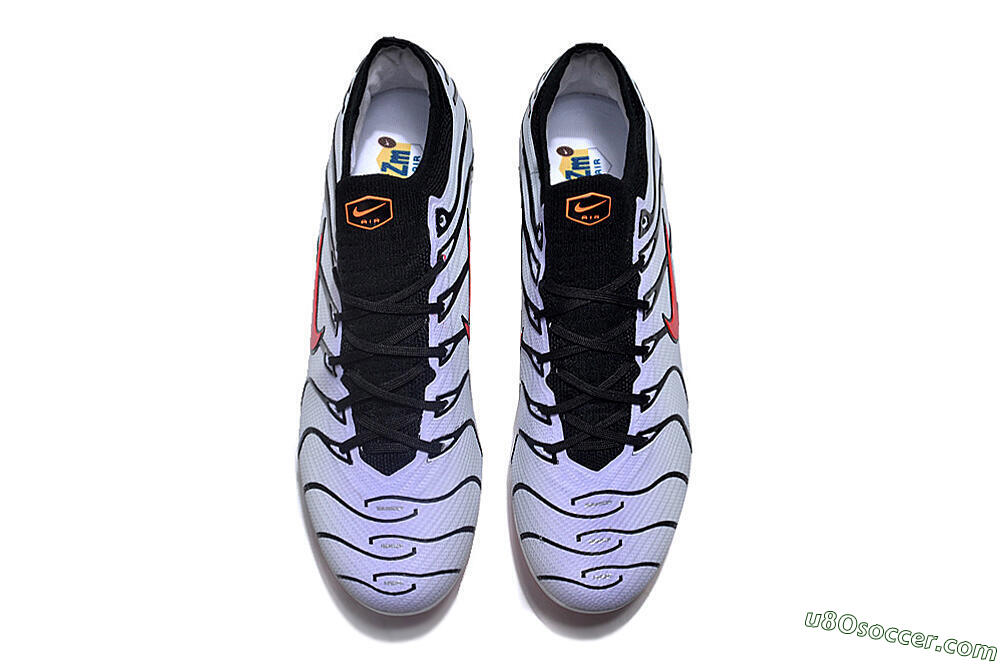 Nike Air Zoom Mercurial Vapor 15 Elite FG Firm Ground Soccer Cleats - White/Black/Red 4