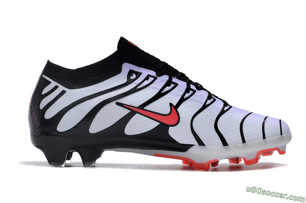 Nike Air Zoom Mercurial Vapor 15 Elite FG Firm Ground Soccer Cleats - White/Black/Red 7