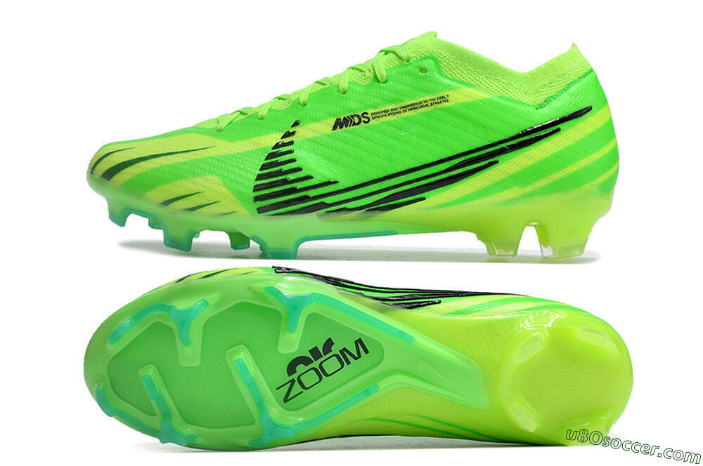Nike Air Zoom Mercurial Vapor 15 Elite FG Firm Ground Soccer Cleats - Yellow/Black 0