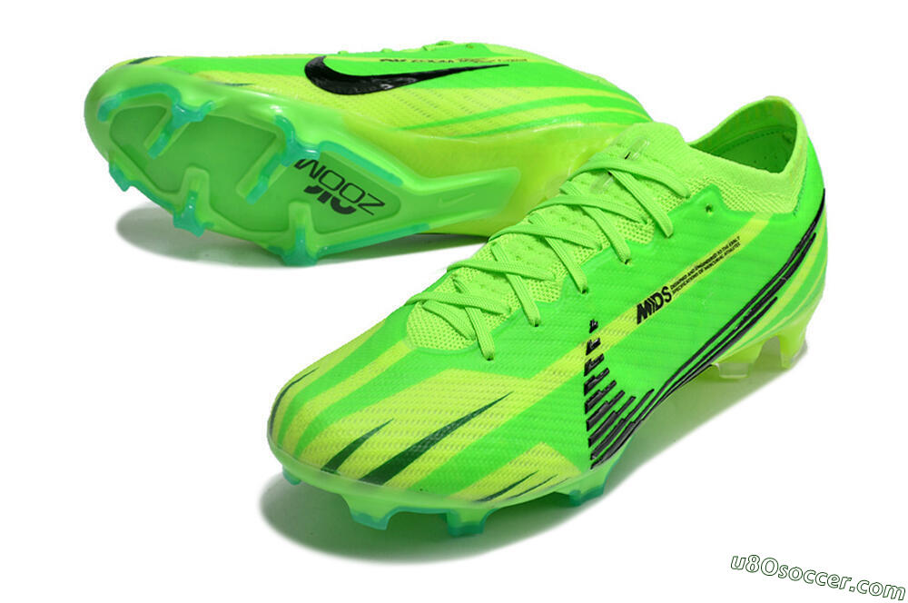 Nike Air Zoom Mercurial Vapor 15 Elite FG Firm Ground Soccer Cleats - Yellow/Black 3