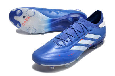 Adidas Copa Pure 2 FG Firm Ground Soccer Cleats - Blue/White
