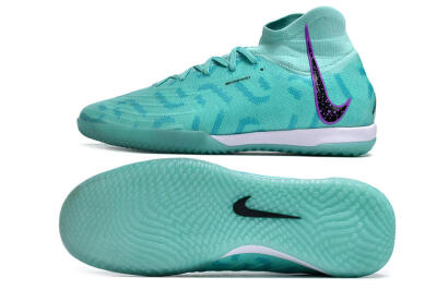Nike Phantom Luna Elite NU IC Indoor & Futsal Soccer Shoes - Jade/Purple/Black