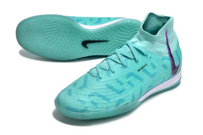 Nike Phantom Luna Elite NU IC Indoor & Futsal Soccer Shoes - Jade/Purple/Black