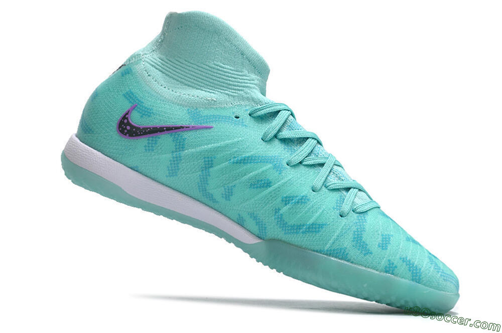 Nike Phantom Luna Elite NU IC Indoor & Futsal Soccer Shoes - Jade/Purple/Black 4