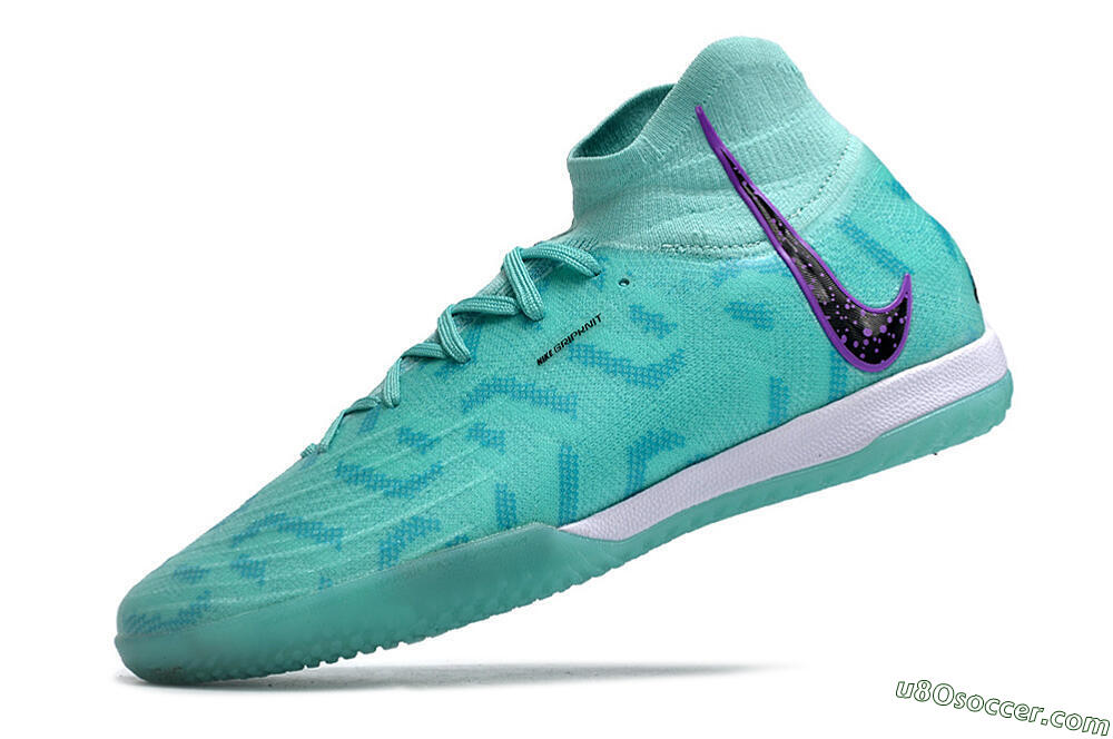 Nike Phantom Luna Elite NU IC Indoor & Futsal Soccer Shoes - Jade/Purple/Black 5