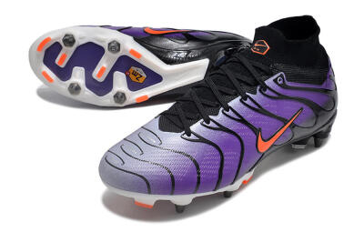 Nike Air Zoom Mercurial Superfly 9 Elite SG Soft Ground Soccer Cleats - Purple/Black/Orange