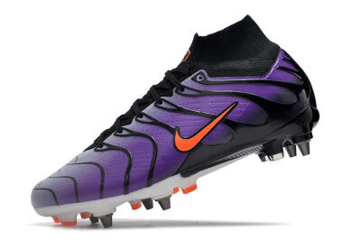 Nike Air Zoom Mercurial Superfly 9 Elite SG Soft Ground Soccer Cleats - Purple/Black/Orange