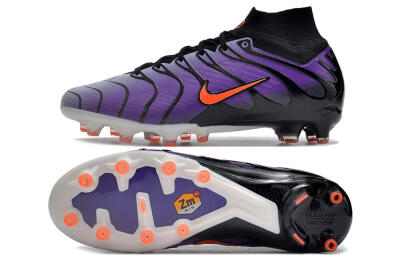 Nike Air Zoom Mercurial Superfly 9 Elite AG Artificial Grass Soccer Cleats - Purple/Black/Orange