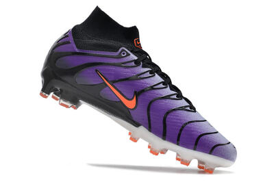 Nike Air Zoom Mercurial Superfly 9 Elite AG Artificial Grass Soccer Cleats - Purple/Black/Orange