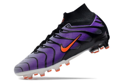 Nike Air Zoom Mercurial Superfly 9 Elite AG Artificial Grass Soccer Cleats - Purple/Black/Orange