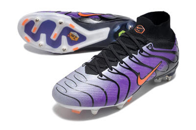 Nike Air Zoom Mercurial Superfly 9 Elite SG Soft Ground Soccer Cleats - Purple/Black/Orange