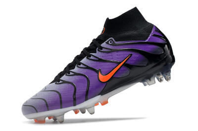 Nike Air Zoom Mercurial Superfly 9 Elite SG Soft Ground Soccer Cleats - Purple/Black/Orange