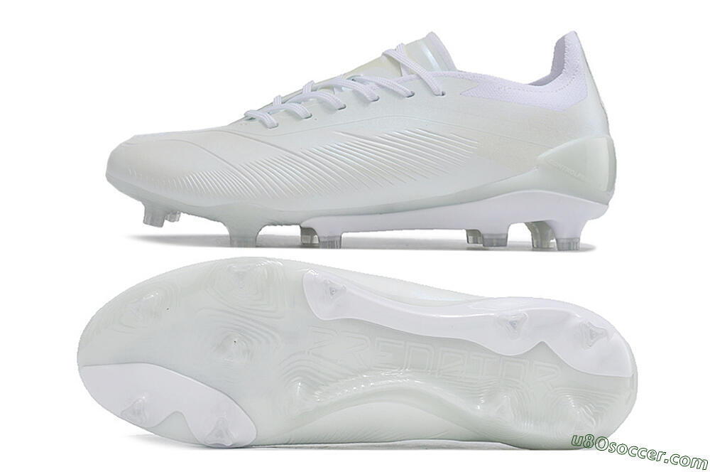 Adidas Predator Accuracy.1 FG Firm Ground Soccer Cleats - White/Beige 0