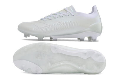 Adidas Predator Accuracy.1 FG Firm Ground Soccer Cleats - White/Beige