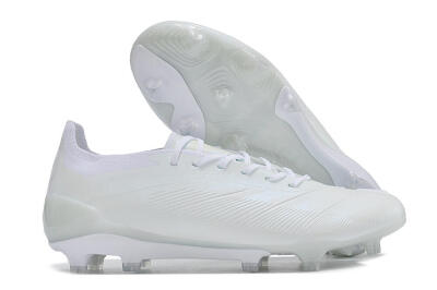 Adidas Predator Accuracy.1 FG Firm Ground Soccer Cleats - White/Beige