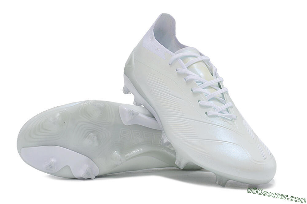 Adidas Predator Accuracy.1 FG Firm Ground Soccer Cleats - White/Beige 3