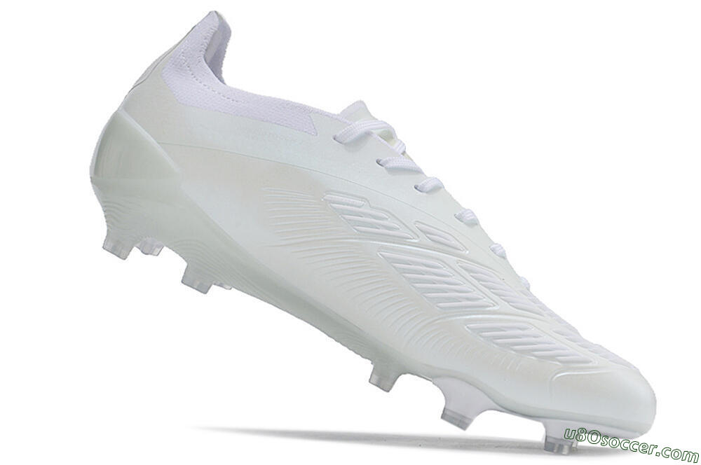 Adidas Predator Accuracy.1 FG Firm Ground Soccer Cleats - White/Beige 4
