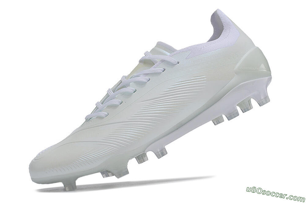 Adidas Predator Accuracy.1 FG Firm Ground Soccer Cleats - White/Beige 5