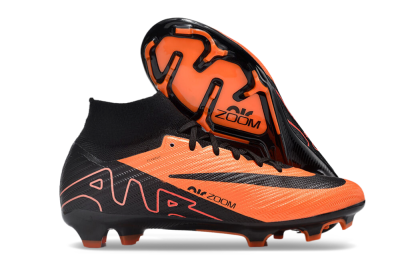 Nike Air Zoom Mercurial Superfly 9 Elite FG Firm Ground Soccer Cleats - Orange/Black