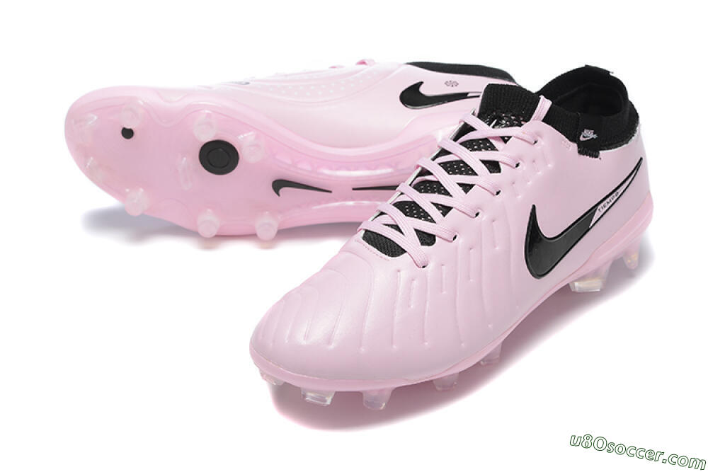 Nike Tiempo Legend 10 Elite FG Firm Ground Soccer Cleats - Pink/Black 3
